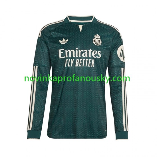 Real Madrid Dres Venkovní Fotbalové Dresy pro Muže 2026-2027 Dlouhý rukáv