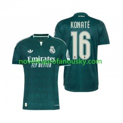 Real Madrid Dres Ibrahima Konate 16 Venkovní Fotbalové Dresy pro Muže 2026-2027 Krátký rukáv