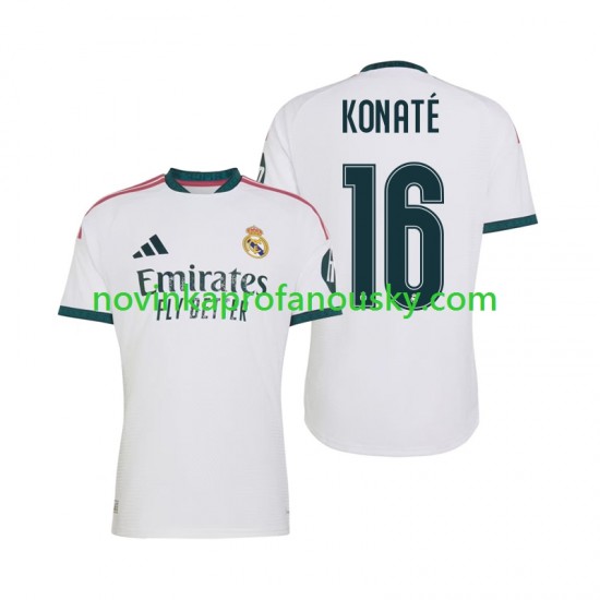 Real Madrid Dres Ibrahima Konate 16 Domácí Fotbalové Dresy pro Muže 2026-2027 Krátký rukáv