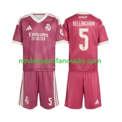 Real Madrid Dres Jude Bellingham 5 Alternativní Fotbalové Dresy pro Děti 2026-2027 Krátký rukáv