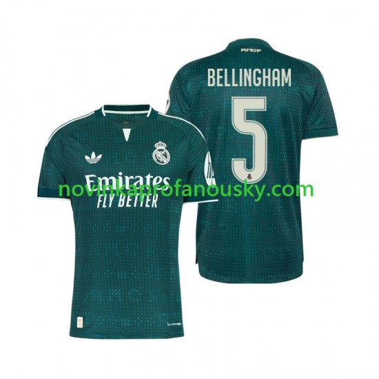 Real Madrid Dres Jude Bellingham 5 Venkovní Fotbalové Dresy pro Muže 2026-2027 Krátký rukáv