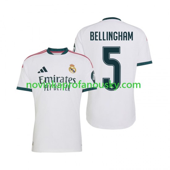 Real Madrid Dres Jude Bellingham 5 Domácí Fotbalové Dresy pro Muže 2026-2027 Krátký rukáv