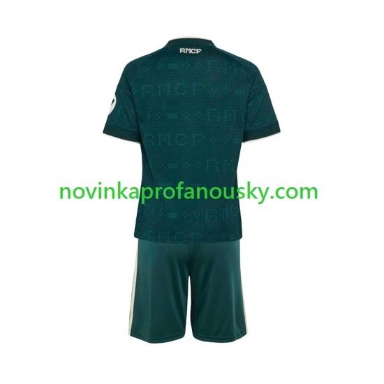 Real Madrid Dres Venkovní Fotbalové Dresy pro Děti 2026-2027 Krátký rukáv