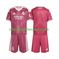 Real Madrid Dres Alternativní Fotbalové Dresy pro Děti 2026-2027 Krátký rukáv