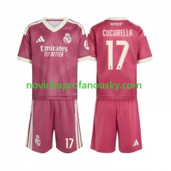 Real Madrid Dres Marc Cucurella 17 Alternativní Fotbalové Dresy pro Děti 2026-2027 Krátký rukáv