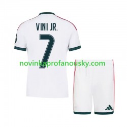 Real Madrid Dres Vinicius Junior 7 Domácí Fotbalové Dresy pro Děti 2026-2027 Krátký rukáv