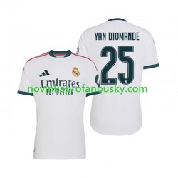Real Madrid Dres Yan Diomande 25 Domácí Fotbalové Dresy pro Muže 2026-2027 Krátký rukáv