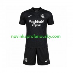 Real Sociedad Dres Venkovní Fotbalové Dresy pro Děti 2026-2027 Krátký rukáv