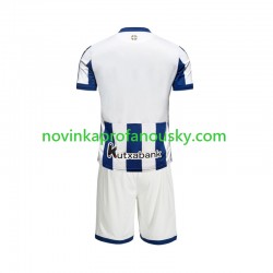 Real Sociedad Dres Domácí Fotbalové Dresy pro Děti 2026-2027 Krátký rukáv