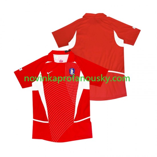 Jižní Korea Dres Retro Domácí Fotbalové Dresy pro Muže 2002 Krátký rukáv