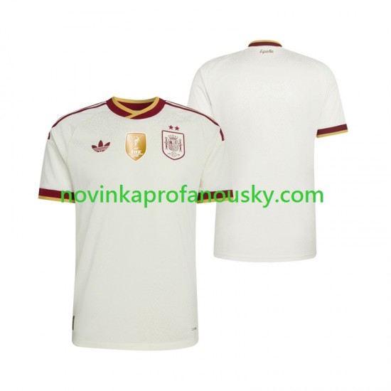 Španělsko Dres 2-star Venkovní Fotbalové Dresy pro Muže 2026-2027 Krátký rukáv