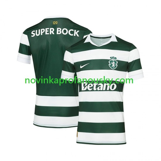 Sporting CP Dres Domácí Fotbalové Dresy pro Muže 2026-2027 Krátký rukáv