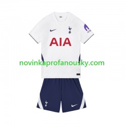 Tottenham Hotspur Dres Domácí Fotbalové Dresy pro Děti 2026-2027 Krátký rukáv