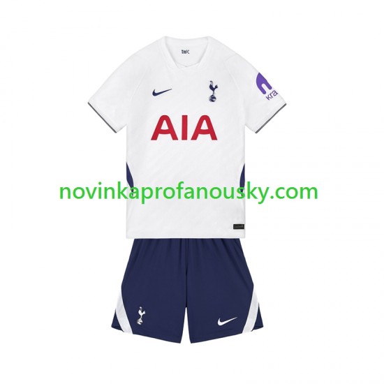 Tottenham Hotspur Dres Domácí Fotbalové Dresy pro Děti 2026-2027 Krátký rukáv