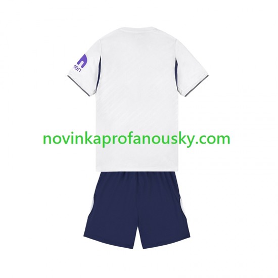 Tottenham Hotspur Dres Domácí Fotbalové Dresy pro Děti 2026-2027 Krátký rukáv