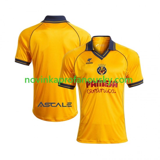 Villarreal CF Dres Retro Domácí Fotbalové Dresy pro Muže 2025-2026 Krátký rukáv