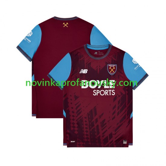 West Ham United Dres Domácí Fotbalové Dresy pro Muže 2026-2027 Krátký rukáv