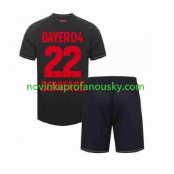 Bayer 04 Leverkusen Dres Victor Boniface 22 Domácí Fotbalové Dresy pro Děti 2023-2024 Krátký rukáv