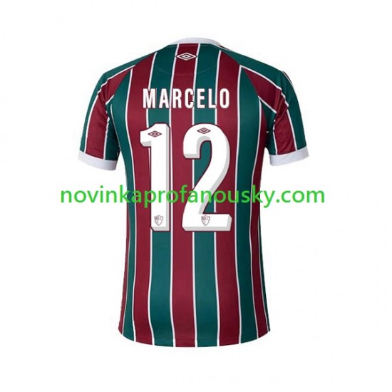 Fluminense Dres Marcelo 12 Domácí Fotbalové Dresy pro Muže 2023-2024 Krátký rukáv