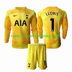 Tottenham Hotspur Dres Hugo Lloris 1 Brankářské Domácí Fotbalové Dresy pro Děti 2022-2023 Dlouhý rukáv