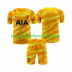 Tottenham Hotspur Dres Orangecolor Brankářské Venkovní Fotbalové Dresy pro Děti 2023-2024 Krátký rukáv