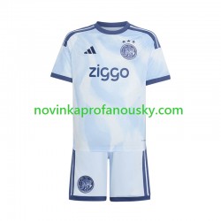AFC Ajax Dres Alternativní Fotbalové Dresy pro Děti 2026-2027 Krátký rukáv