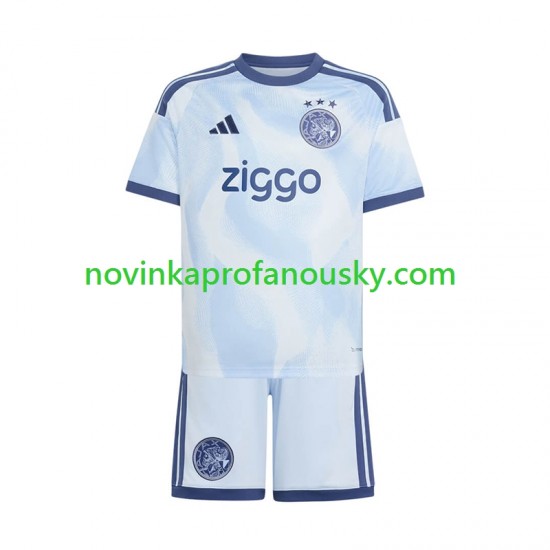 AFC Ajax Dres Alternativní Fotbalové Dresy pro Děti 2026-2027 Krátký rukáv