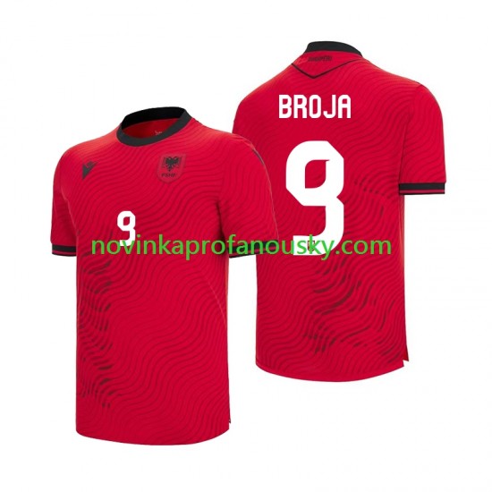 Albánie Dres Armando Broja 9 Domácí Fotbalové Dresy pro Muže MS ve fotbale 2026 Krátký rukáv