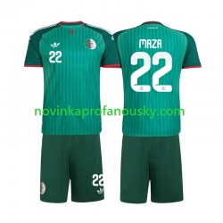 Alžírsko Dres Ibrahim Maza 22 Venkovní Fotbalové Dresy pro Děti 2026 Krátký rukáv