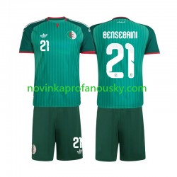 Alžírsko Dres Ramy Bensebaini 21 Venkovní Fotbalové Dresy pro Děti 2026 Krátký rukáv