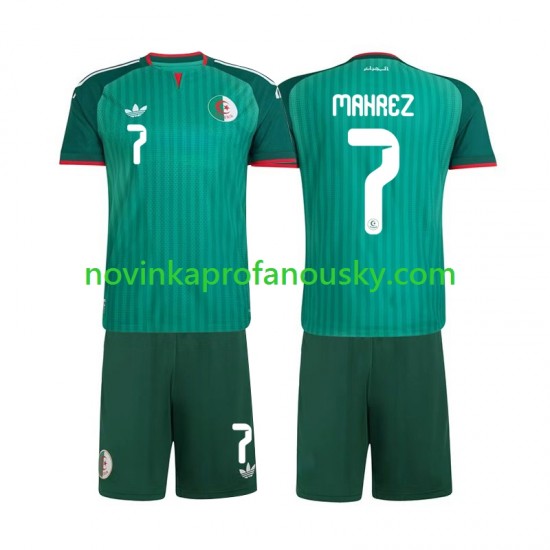 Alžírsko Dres Riyad Mahrez 7 Venkovní Fotbalové Dresy pro Děti 2026 Krátký rukáv