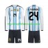 Argentina Dres Enzo Fernandez 24 Domácí Fotbalové Dresy pro Děti MS ve fotbale 2026 Dlouhý rukáv