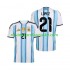 Argentina Dres Jose Manuel Lopez 21 Domácí Fotbalové Dresy pro Muže MS ve fotbale 2026 Krátký rukáv