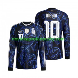 Argentina Dres Lionel Messi 10 Venkovní Fotbalové Dresy pro Muže MS ve fotbale 2026 Dlouhý rukáv
