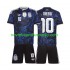 Argentina Dres Lionel Messi 10 Venkovní Fotbalové Dresy pro Děti MS ve fotbale 2026 Krátký rukáv