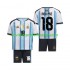 Argentina Dres Nico Paz 18 Domácí Fotbalové Dresy pro Děti MS ve fotbale 2026 Krátký rukáv