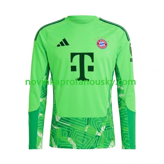 FC Bayern Mnichov Dres Brankářské Domácí Fotbalové Dresy pro Muže 2026-2027 Dlouhý rukáv