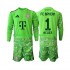FC Bayern Mnichov Dres Manuel Neuer 1 Brankářské Domácí Fotbalové Dresy pro Děti 2026-2027 Dlouhý rukáv