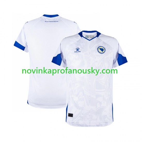 Bosna a Hercegovina Dres Venkovní Fotbalové Dresy pro Muže MS ve fotbale 2026 Krátký rukáv