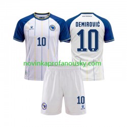 Bosna a Hercegovina Dres Ermedin Demirovic 10 Venkovní Fotbalové Dresy pro Děti MS ve fotbale 2026 Krátký rukáv