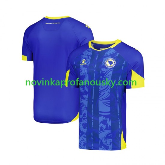 Bosna a Hercegovina Dres Domácí Fotbalové Dresy pro Muže MS ve fotbale 2026 Krátký rukáv