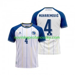 Bosna a Hercegovina Dres Tarik Muharemovic 4 Venkovní Fotbalové Dresy pro Muže MS ve fotbale 2026 Krátký rukáv