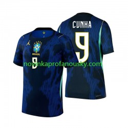 Brazílie Dres Matheus Cunha 9 Venkovní Fotbalové Dresy pro Muže MS ve fotbale 2026 Krátký rukáv