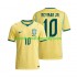 Brazílie Dres Neymar JR 10 Domácí Fotbalové Dresy pro Muže MS ve fotbale 2026 Krátký rukáv