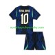 Brazílie Dres Ronaldinho 10 Venkovní Fotbalové Dresy pro Děti MS ve fotbale 2026 Krátký rukáv