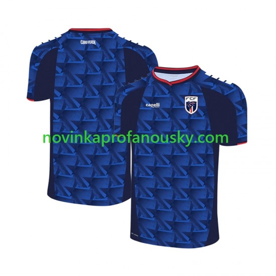 Dres Cape Verde Domácí Fotbalové Dresy pro Muže MS ve fotbale 2026 Krátký rukáv