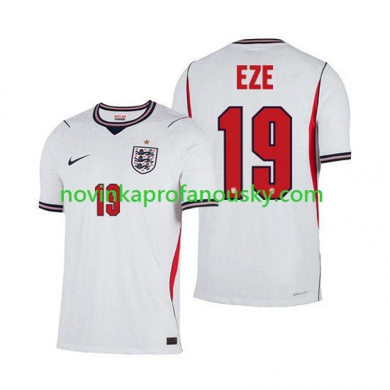 Anglie Dres Eberechi Eze 19 Domácí Fotbalové Dresy pro Muže MS ve fotbale 2026 Krátký rukáv