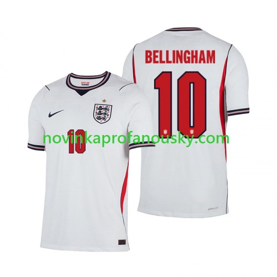 Anglie Dres Jude Bellingham 10 Domácí Fotbalové Dresy pro Muže MS ve fotbale 2026 Krátký rukáv