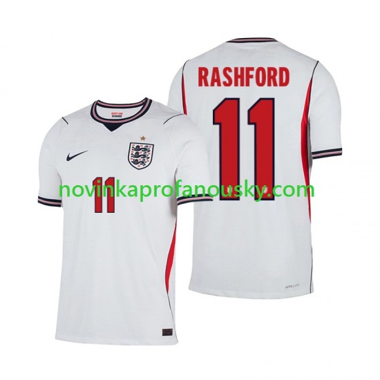 Anglie Dres Marcus Rashford 11 Domácí Fotbalové Dresy pro Muže MS ve fotbale 2026 Krátký rukáv