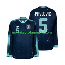 Německo Dres Aleksandar Pavlovic 5 Venkovní Fotbalové Dresy pro Muže MS ve fotbale 2026 Dlouhý rukáv